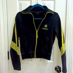 Burberry Black Zip Up Sweatshirt